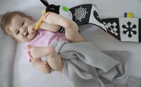 Książeczka do łóżeczka Króweczka Moms Care Książeczka do łóżeczka Króweczka Moms Care
