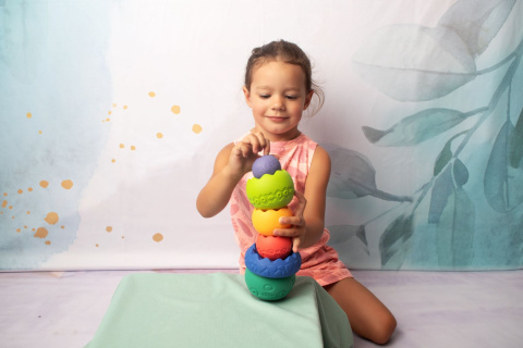 Piramida sensoryczna Pastelowa Moms Care Piramida sensoryczna Pastelowa Moms Care