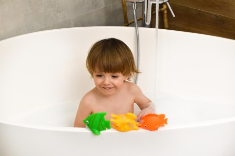 Rybki zabawki do kąpieli zestaw 3 szt Moms Care Rybki zabawki do kąpieli zestaw 3 szt Moms Care