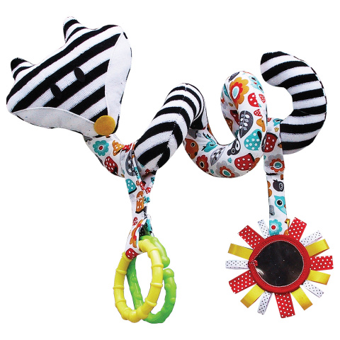 Spiralka wózkowa biało-czarna Moms Care Spiralka wózkowa biało-czarna Moms Care