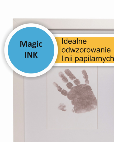 Tiny Memories - Potrójna Ramka Magic Ink - Biała Tiny Memories - Potrójna Ramka Magic Ink - Biała