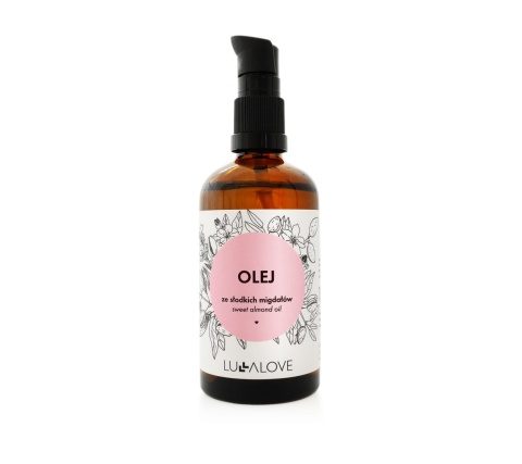 Olej ze słodkich migdałów Lullalove 100 ml Olej ze słodkich migdałów Lullalove 100 ml
