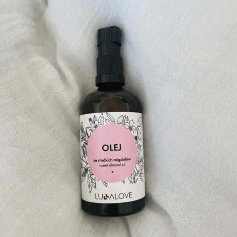 Olej ze słodkich migdałów Lullalove 100 ml Olej ze słodkich migdałów Lullalove 100 ml
