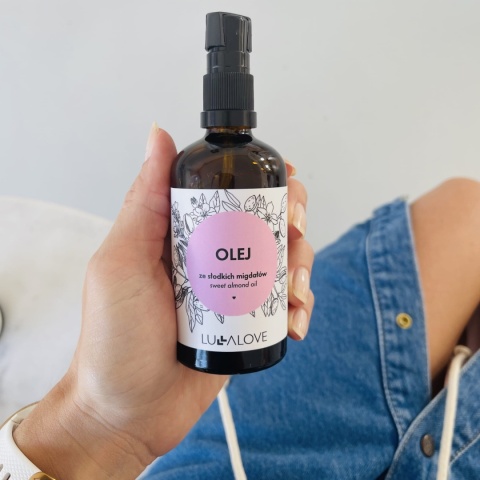 Olej ze słodkich migdałów Lullalove 100 ml Olej ze słodkich migdałów Lullalove 100 ml